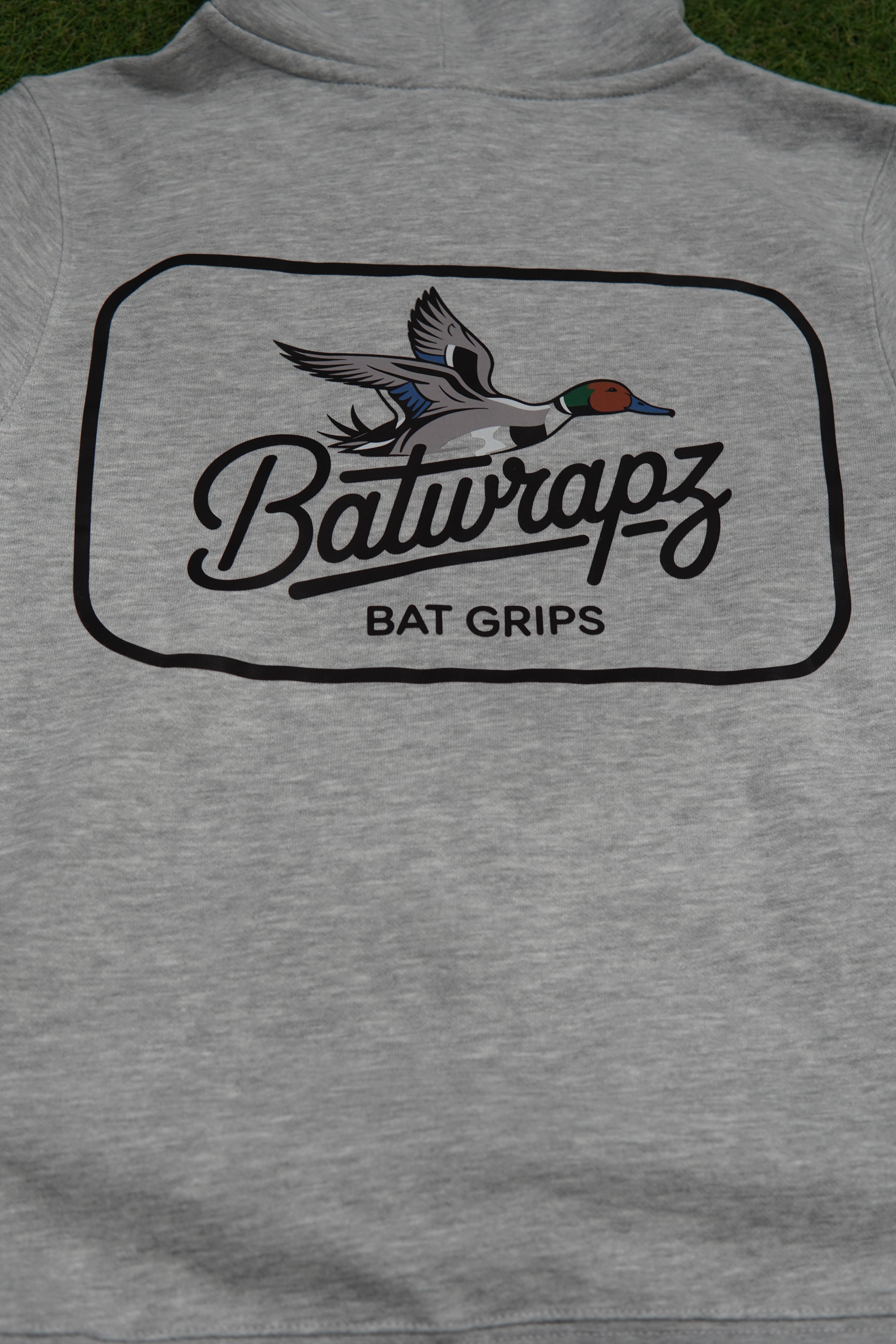 BatWrapz Pintail Bat Grips Logo Hoodie Youth - Gray