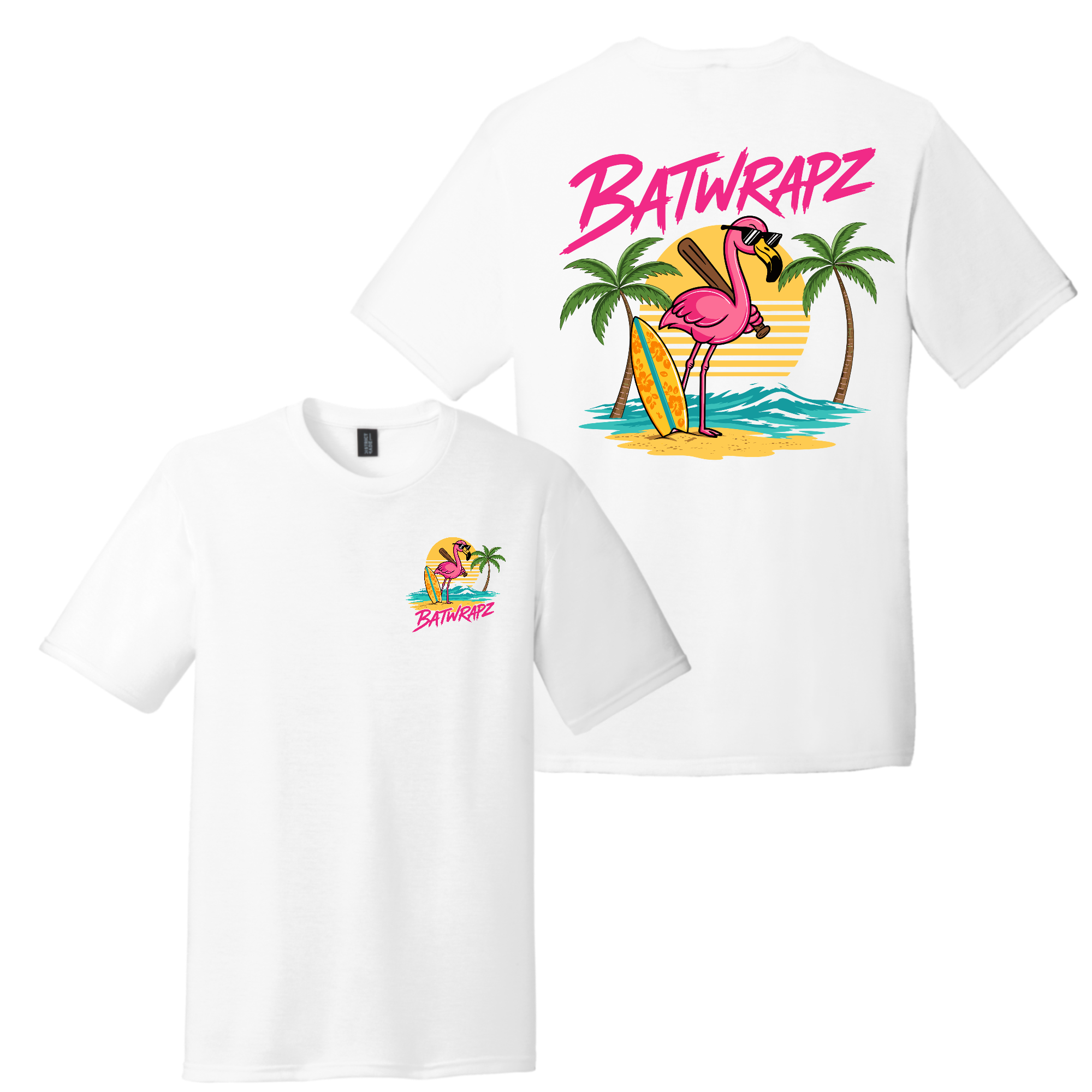 BatWrapz Beach League T-Shirt White - Youth