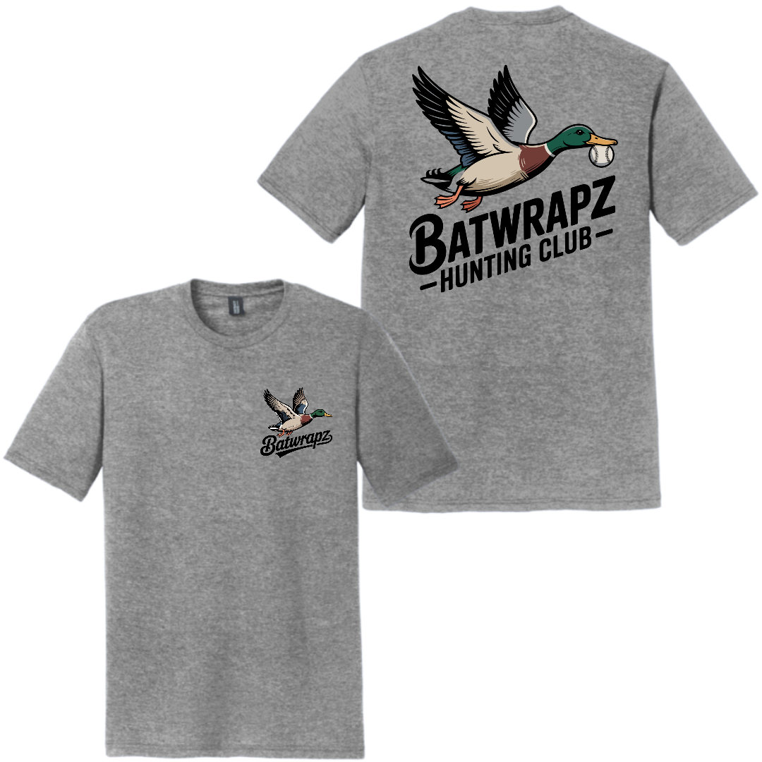 BatWrapz Hunting Club Youth T-Shirt - Gray