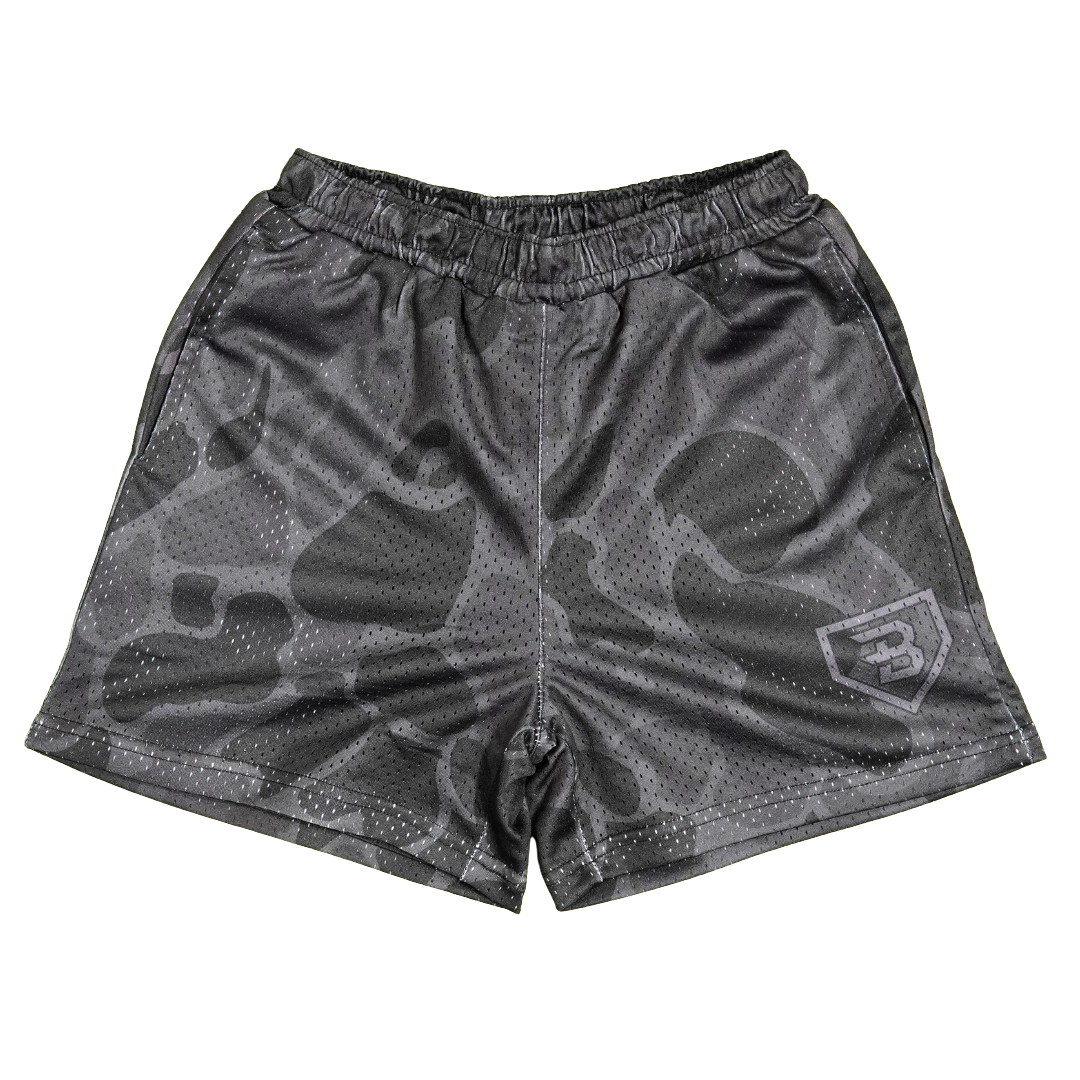 BatWrapz Midnight Duck Camo Training Shorts - Youth