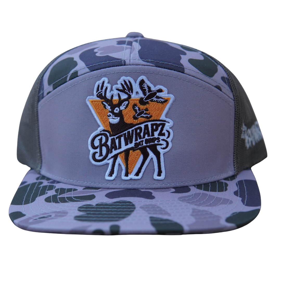 BatWrapz "Back 40" Hat 7 Panel Snap Back - Marsh