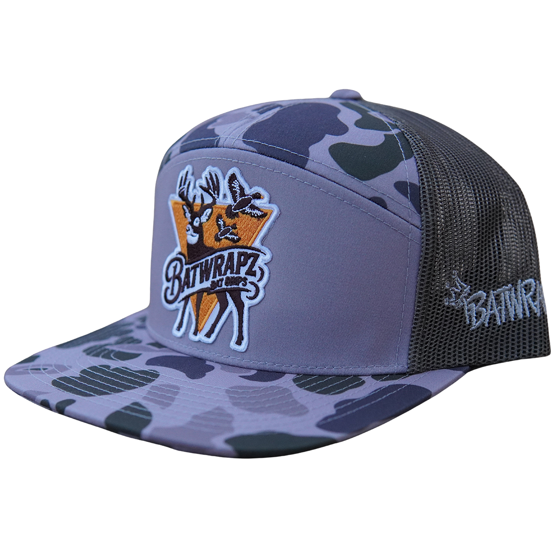 BatWrapz "Back 40" Hat 7 Panel Snap Back - Marsh