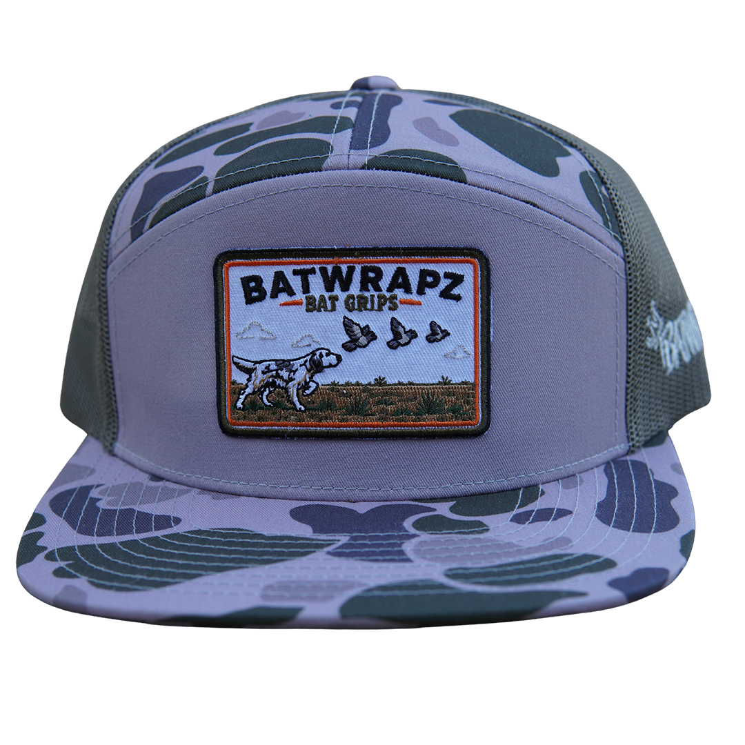 BatWrapz "Game Bird" Hat 7 Panel Snap Back - Marsh