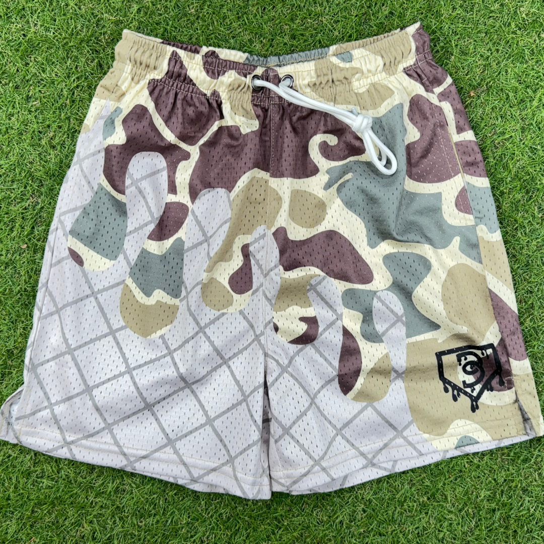 BatWrapz Duck Camo Ice Cream Training Shorts - Youth