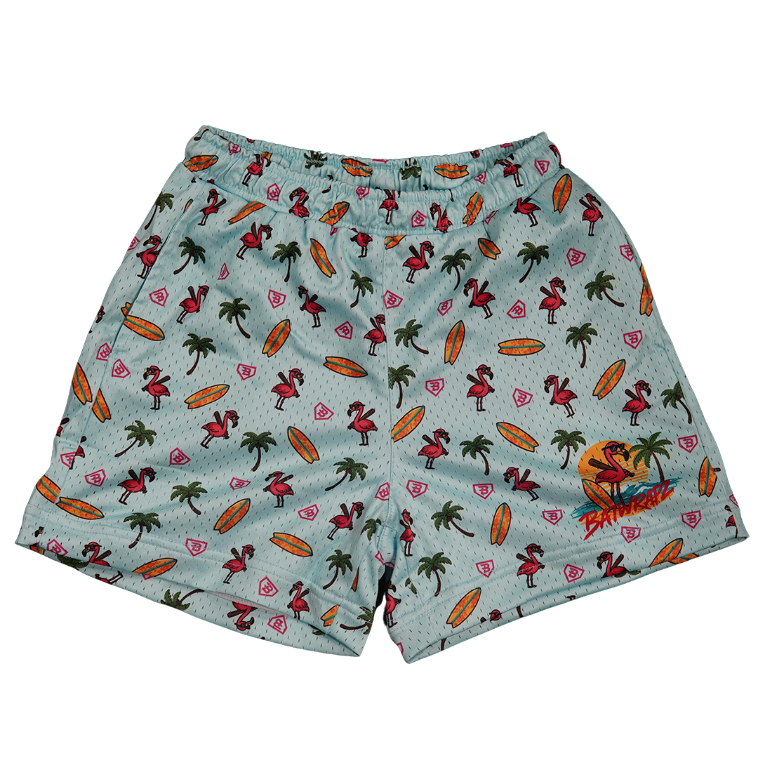 BatWrapz Salty Swings Training Shorts Sandstone - Youth