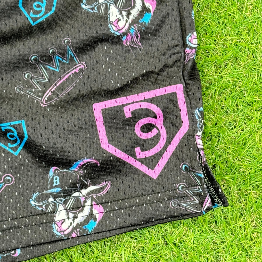 BatWrapz GOAT Training Shorts Black - Youth