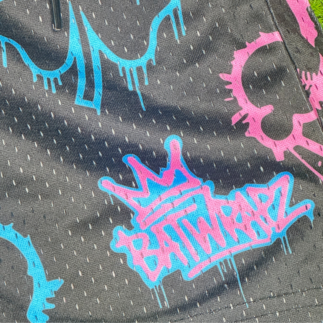 BatWrapz Graffiti Training Shorts - Youth