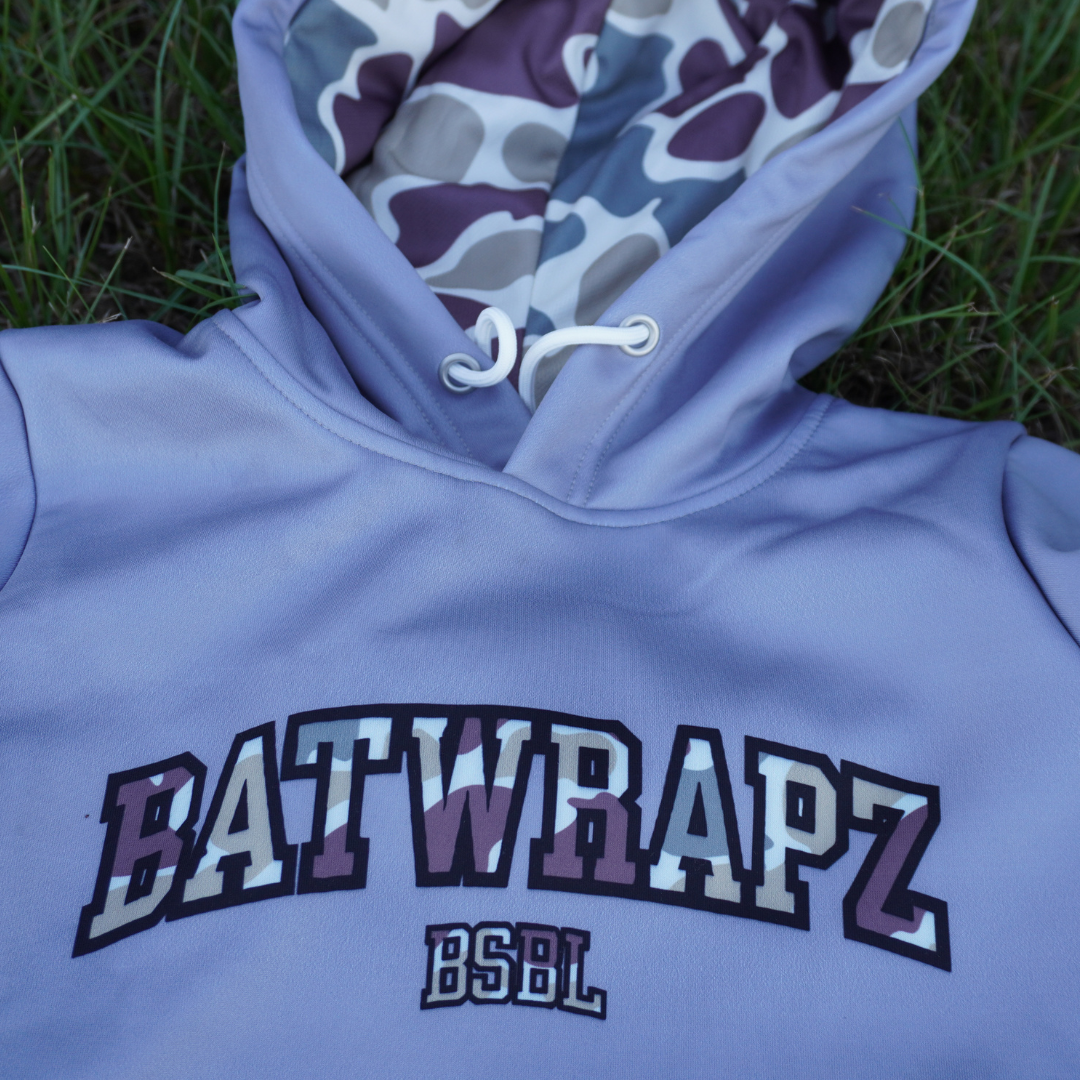 BatWrapz Duck Camo Training Hoodie Youth - Gray