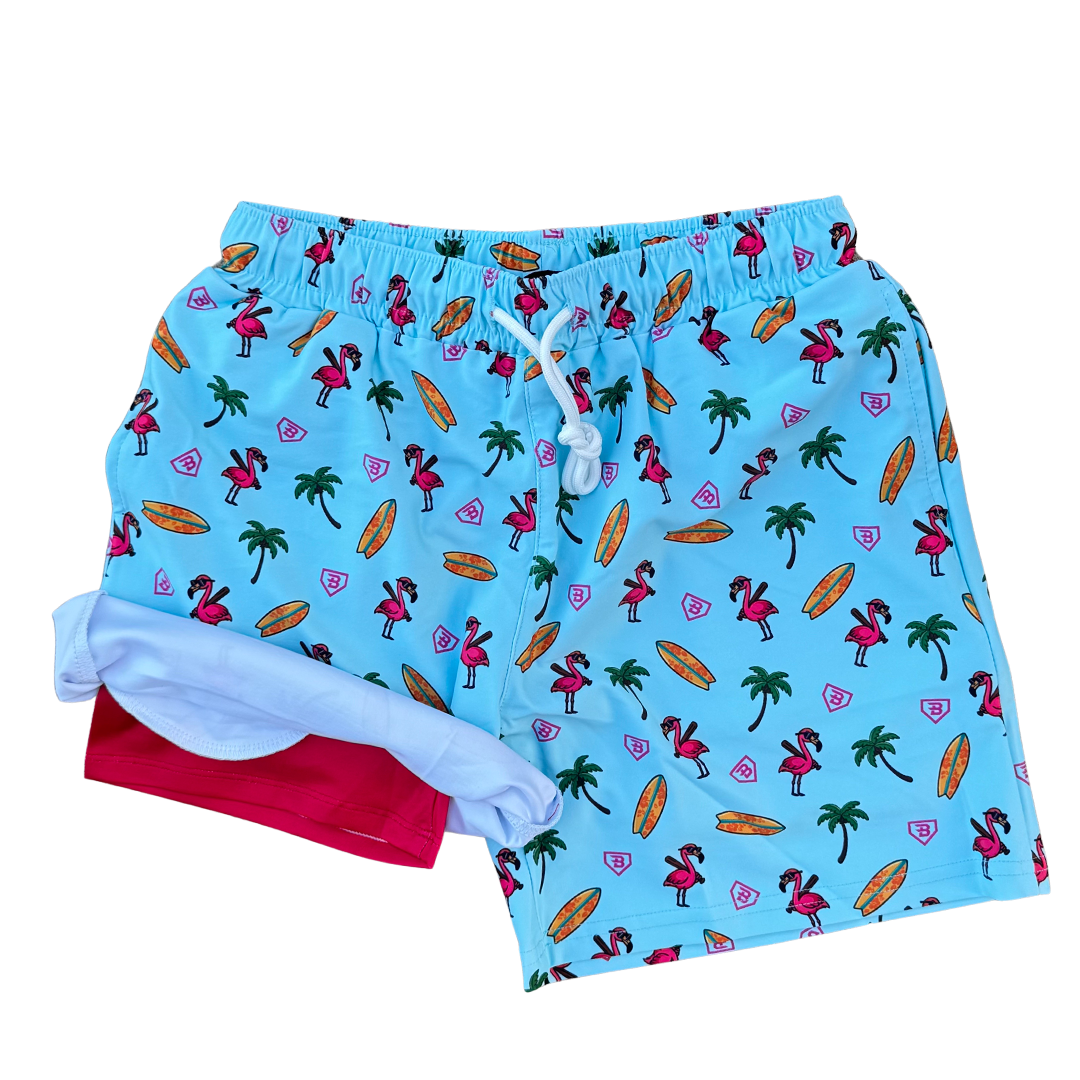 BatWrapz Salty Swings Swim Trunks - Youth