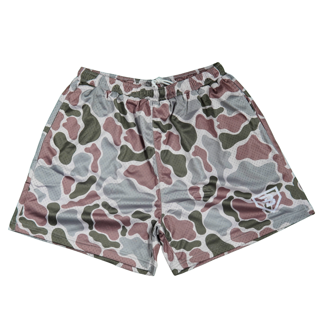 BatWrapz Duck Camo Training Shorts Sandstone - Adult