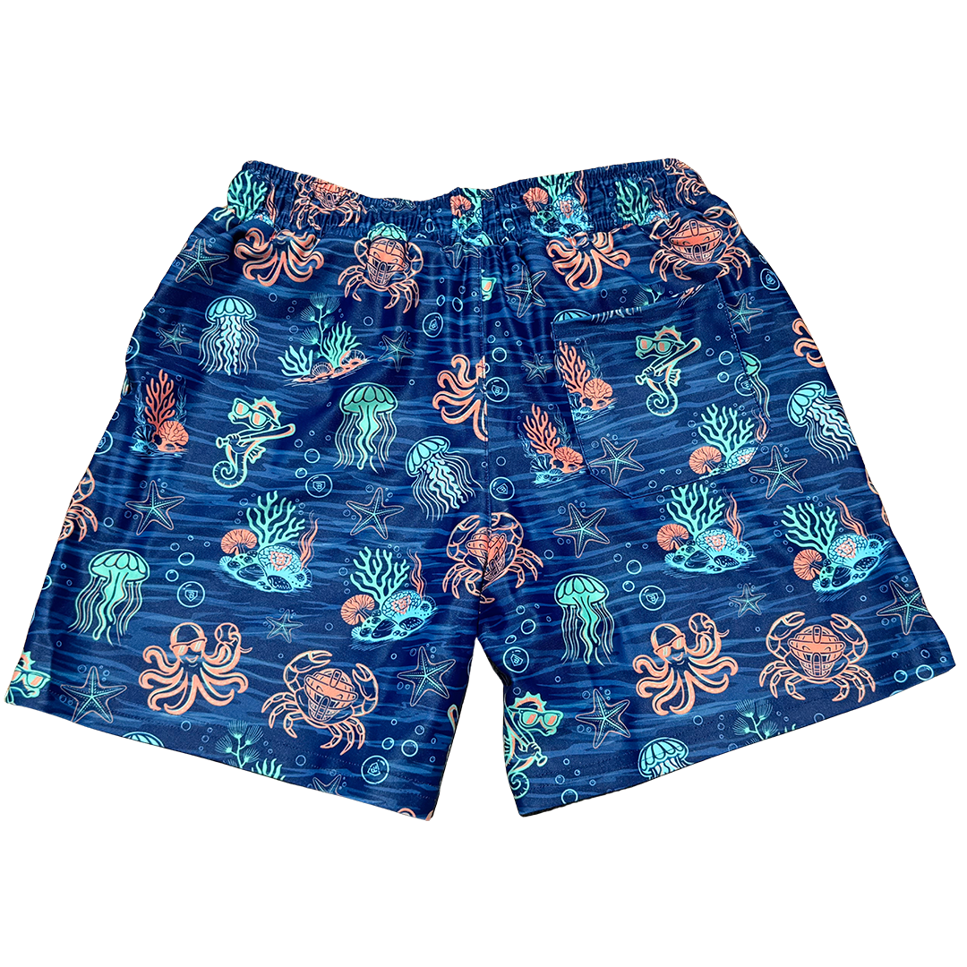 BatWrapz Deep Sea Dingers Swim Trunks - Youth