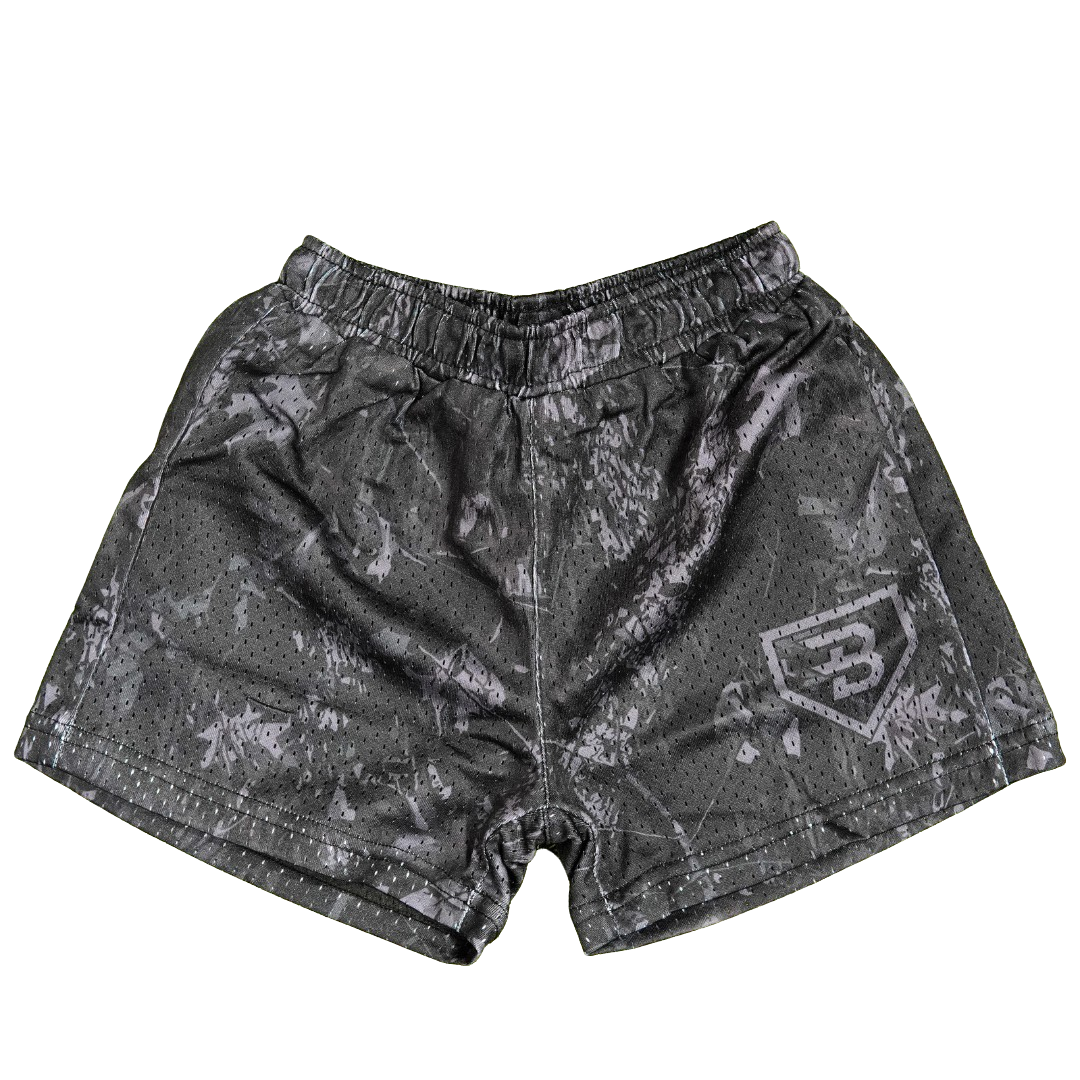 BatWrapz Diamond Timber Camo Baseball Training Shorts - Toddler