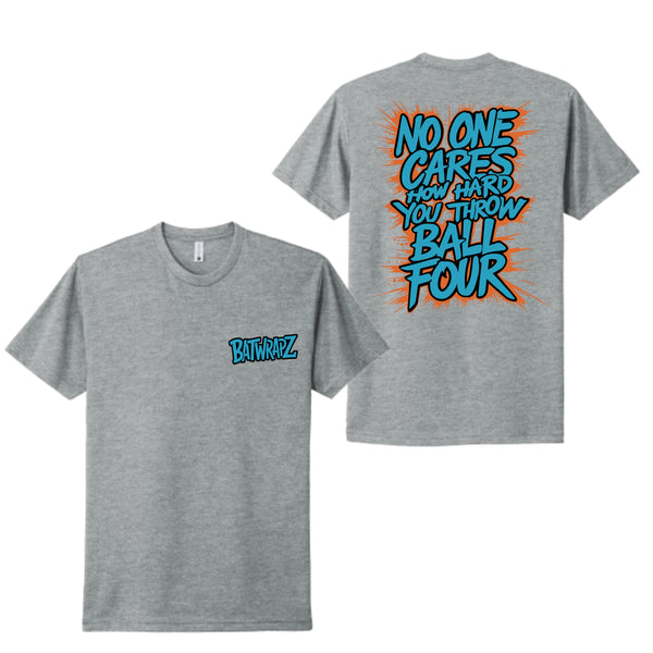 BatWrapz "Ball Four" Youth Tee - Heather Gray