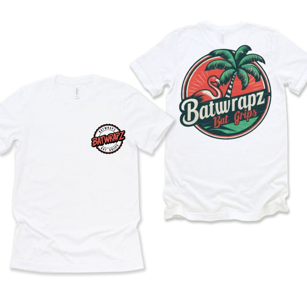 BatWrapz Baseball Bat Grips "Flamingo" Youth T-Shirt