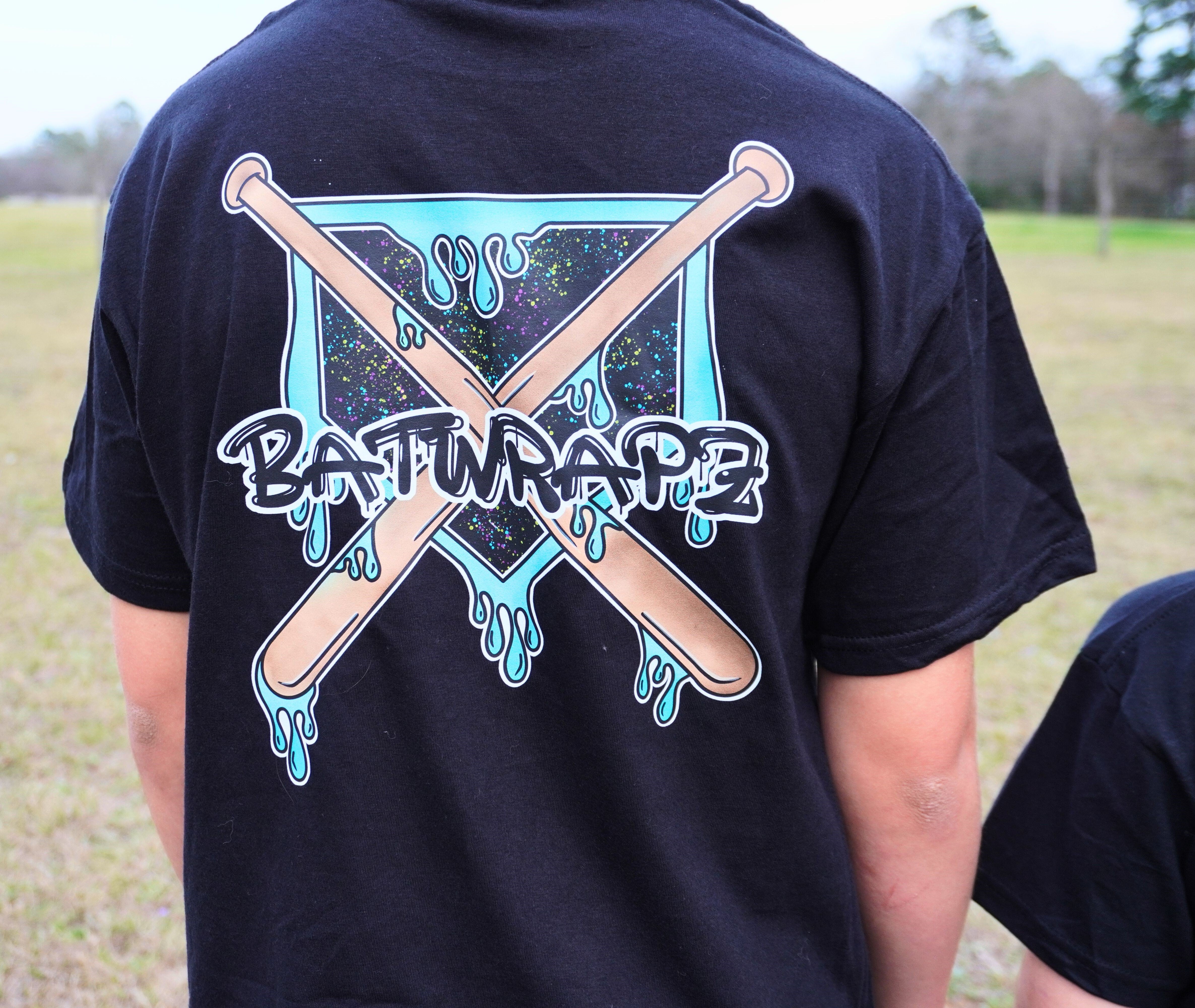 BatWrapz Dripping Logo Youth T-Shirt - Black