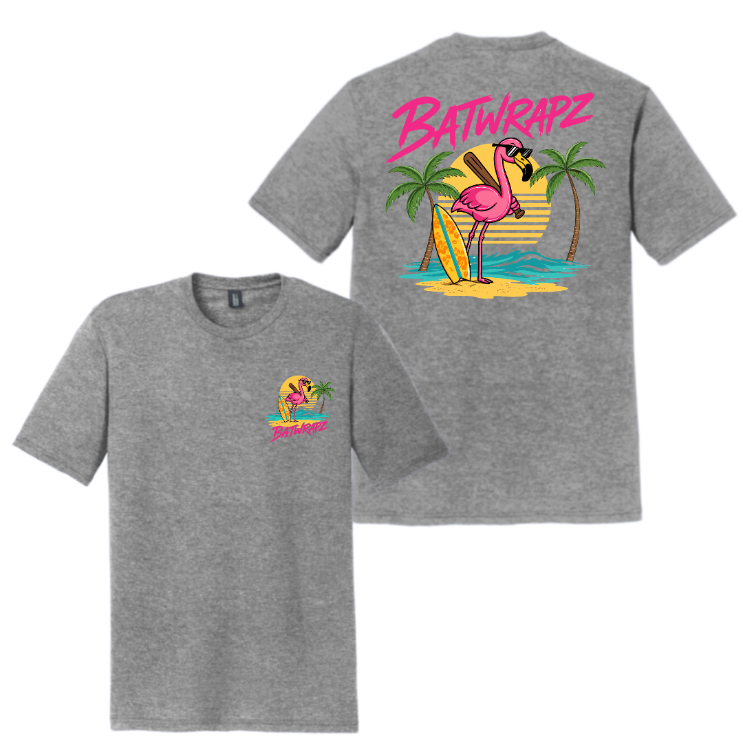 BatWrapz Beach League T-Shirt Gray - Youth