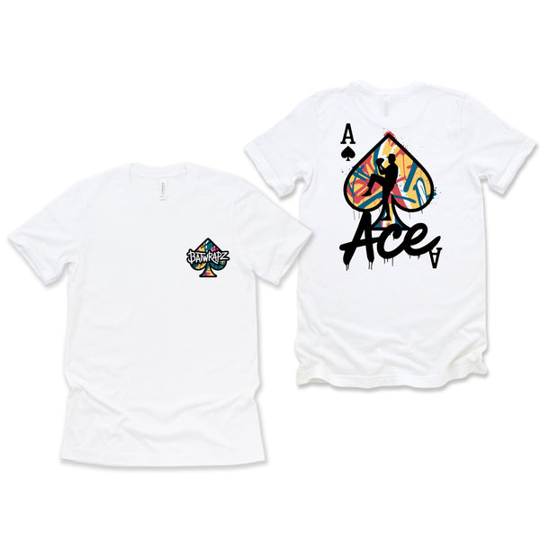 BatWrapz "Ace" Youth Tee - White