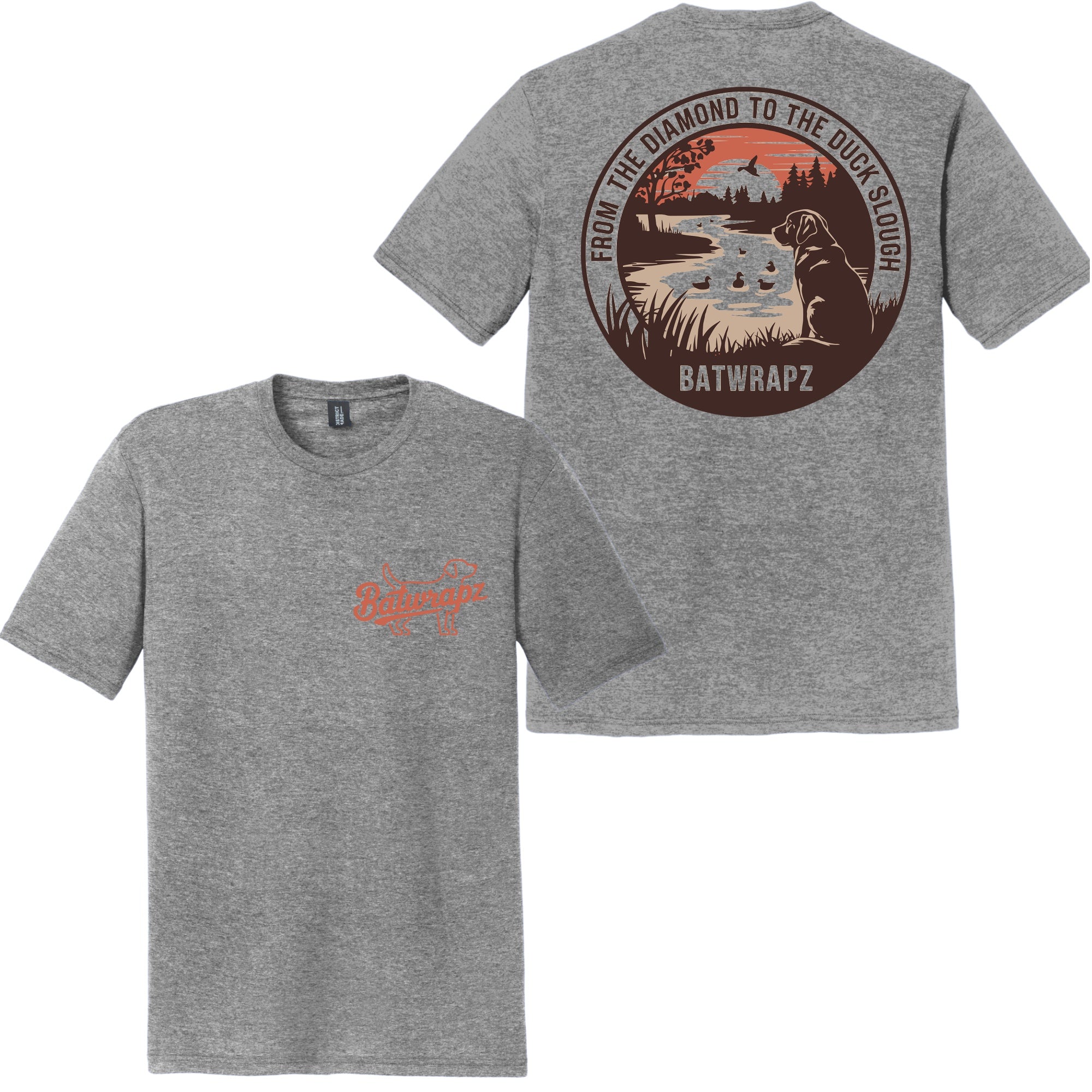 BatWrapz "The Duck Slough" Youth Tee - Grey