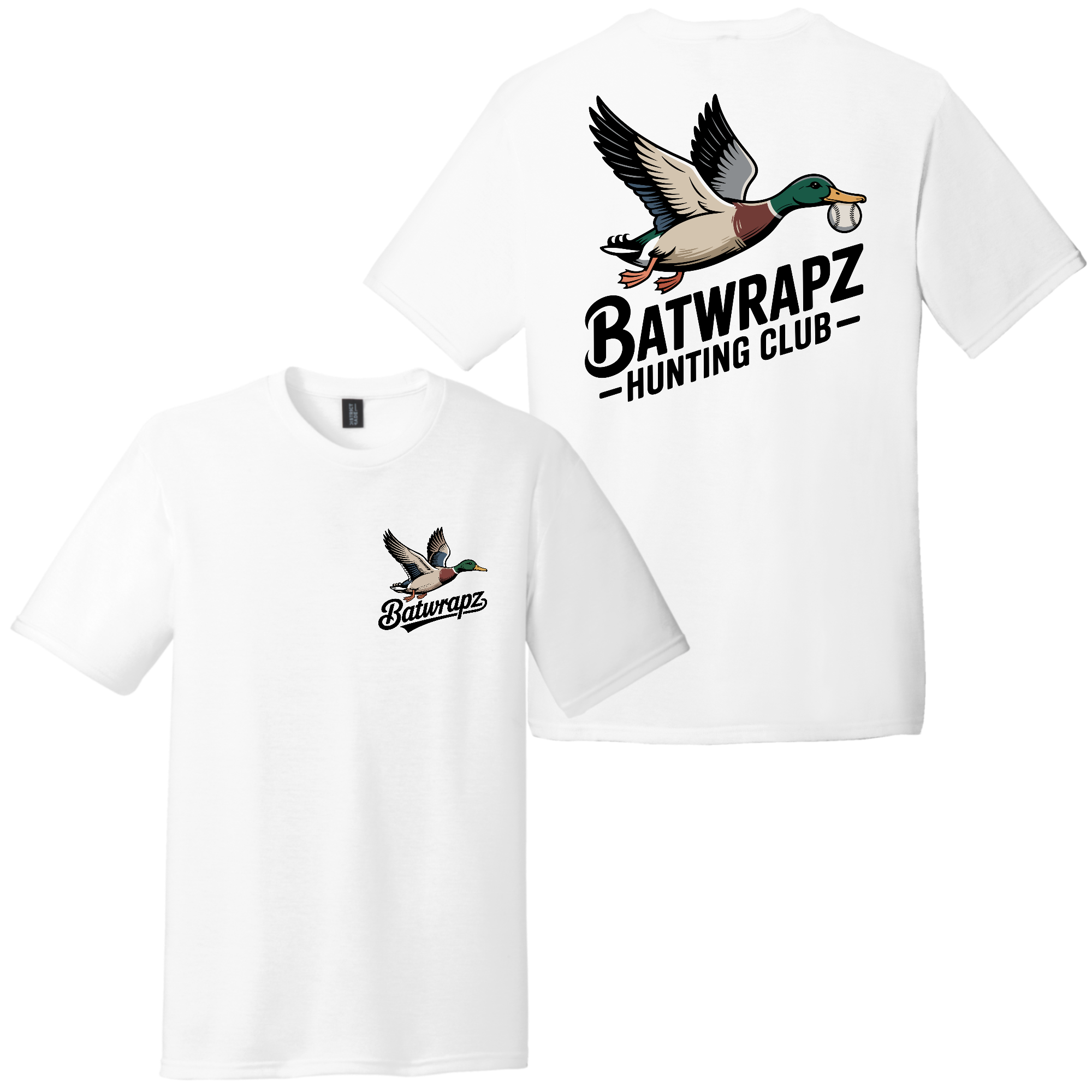 BatWrapz Hunting Club Youth T-Shirt - White