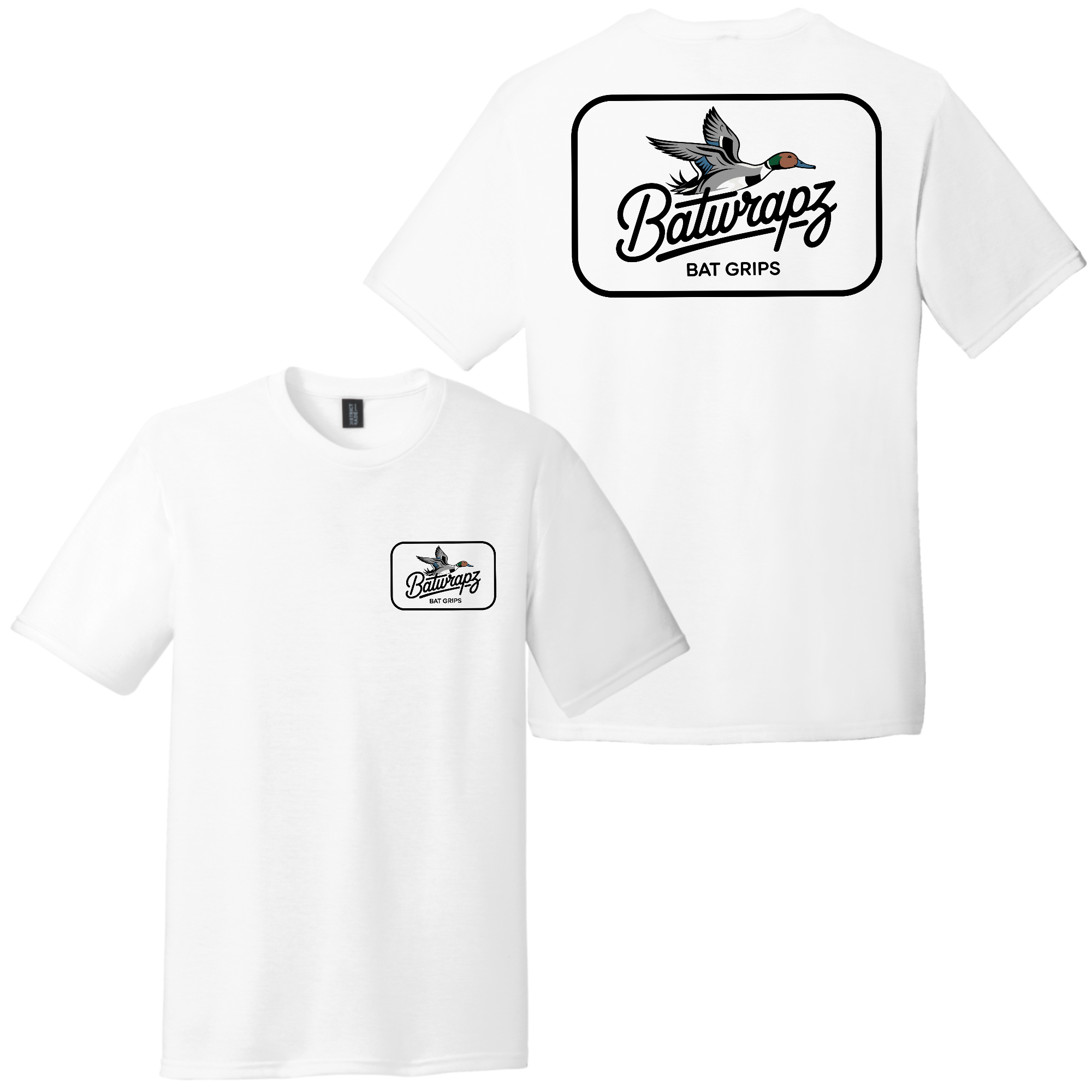 BatWrapz Pintail Logo Youth T-Shirt - White