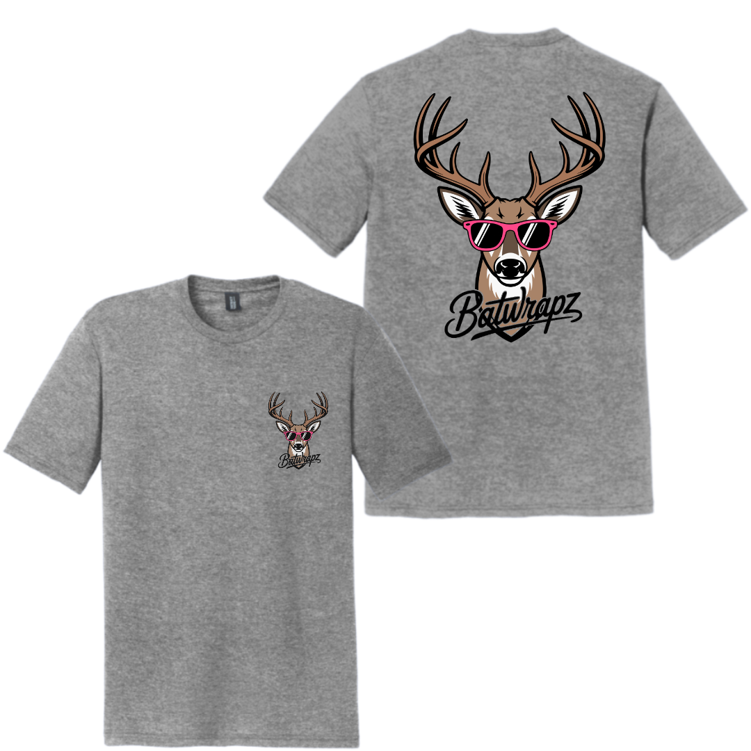 BatWrapz Ballpark Buck Youth T-Shirt - Gray