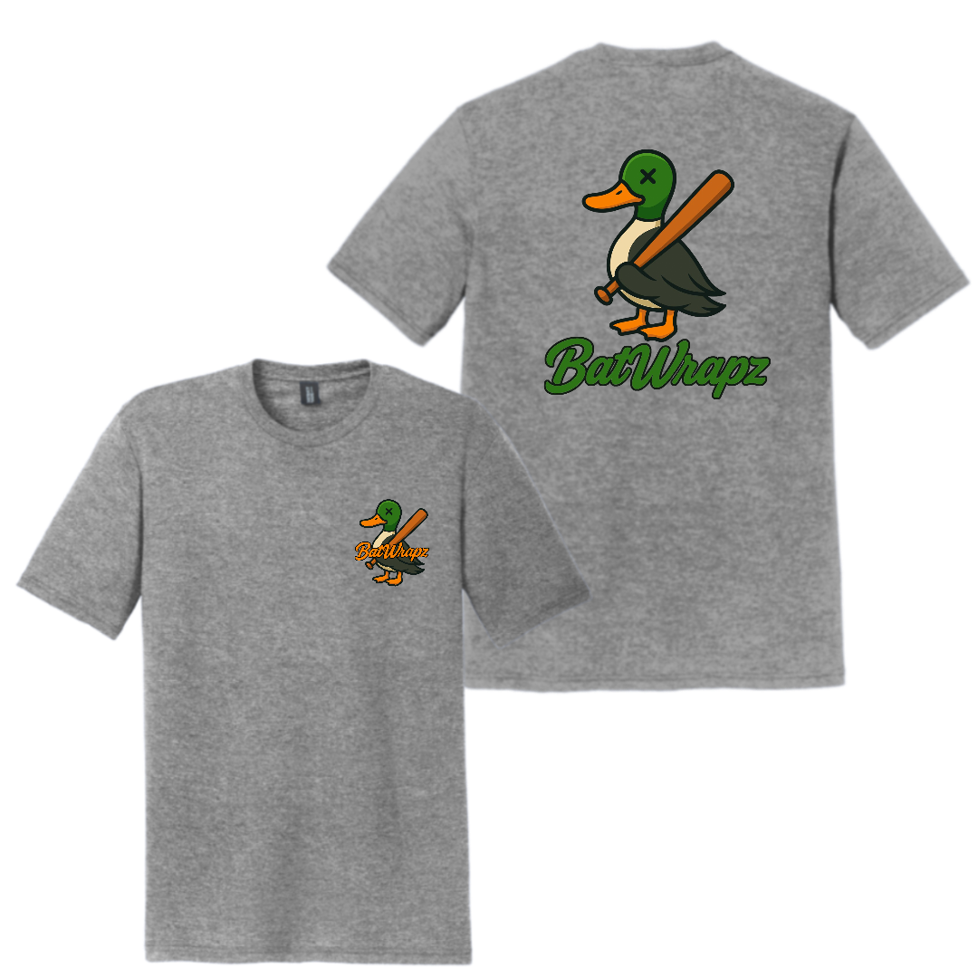 BatWrapz Quackz T-Shirt Grey - Youth