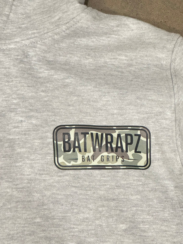 BatWrapz Duck Camo Hoodie Youth - Grey