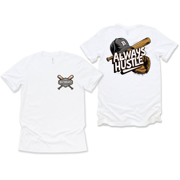 BatWrapz Baseball "Always Hustle" Youth T-Shirt