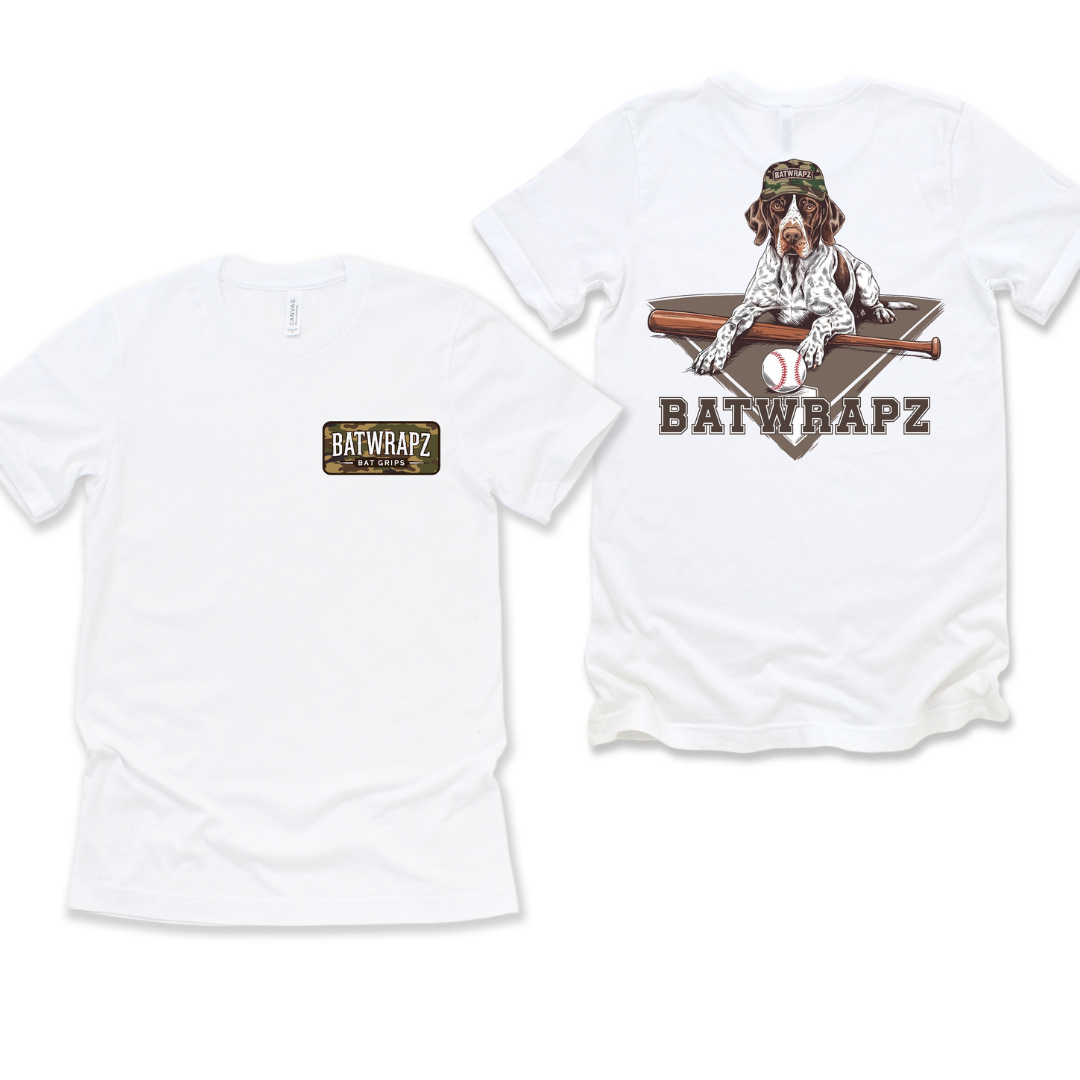 BatWrapz "Baseball Buddy" Youth Tee - White