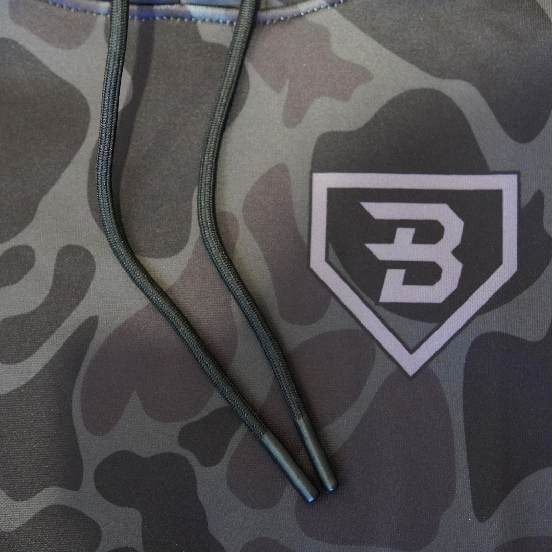 BatWrapz Black Duck Camo Training Hoodie Black - Youth