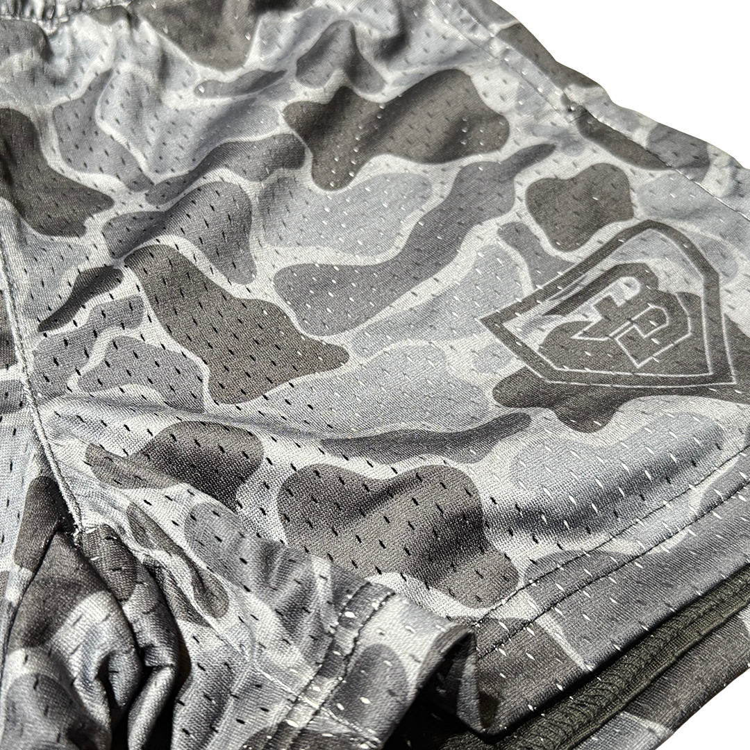 BatWrapz Midnight Duck Camo Training Shorts - Youth