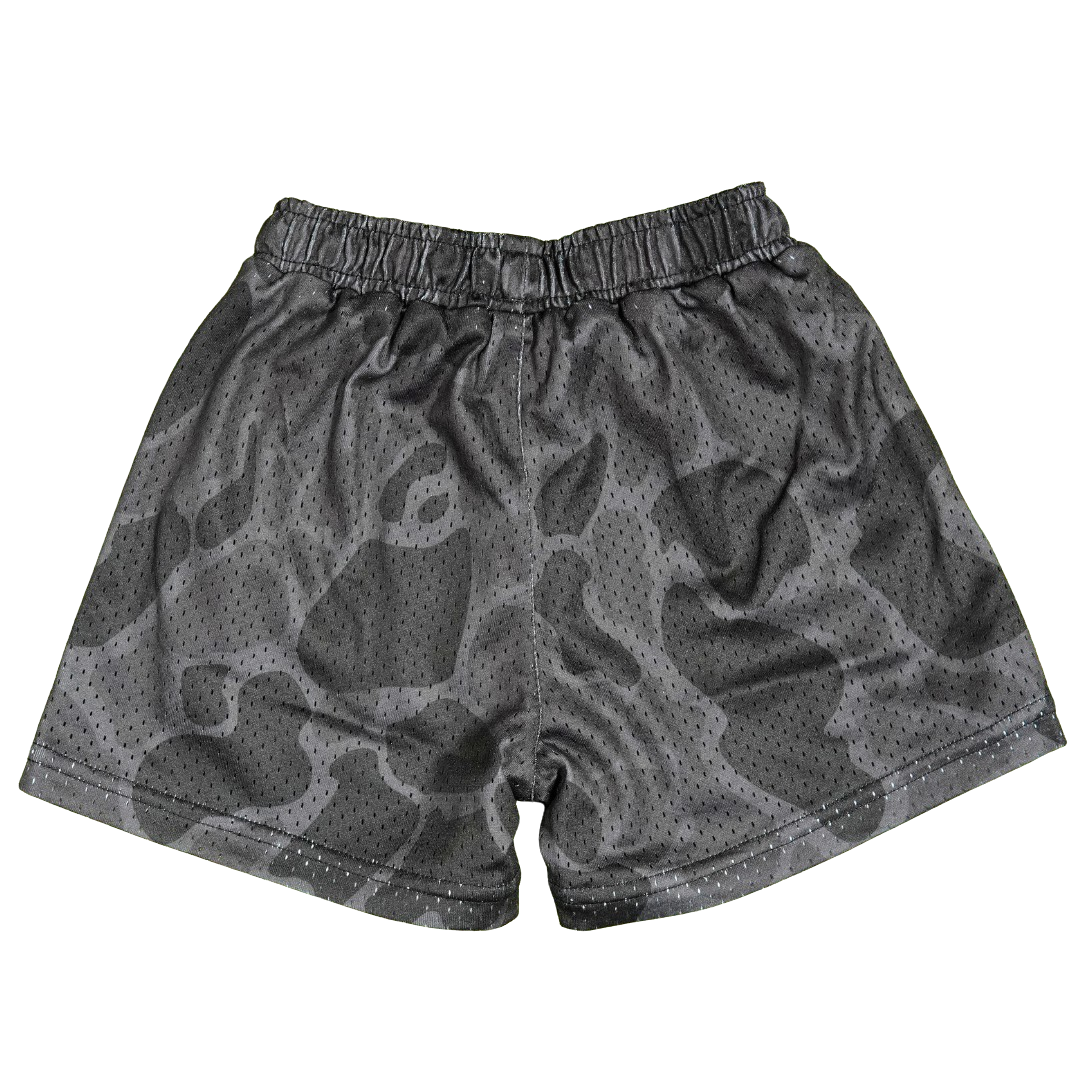 BatWrapz Black Duck Camo Baseball Training Shorts - Toddler