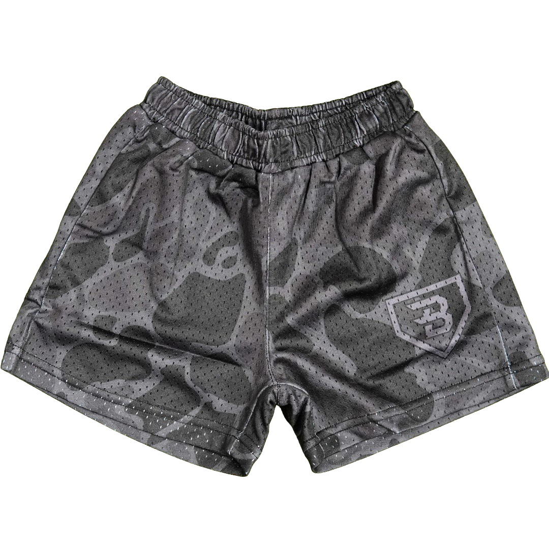 BatWrapz Black Duck Camo Baseball Training Shorts - Toddler