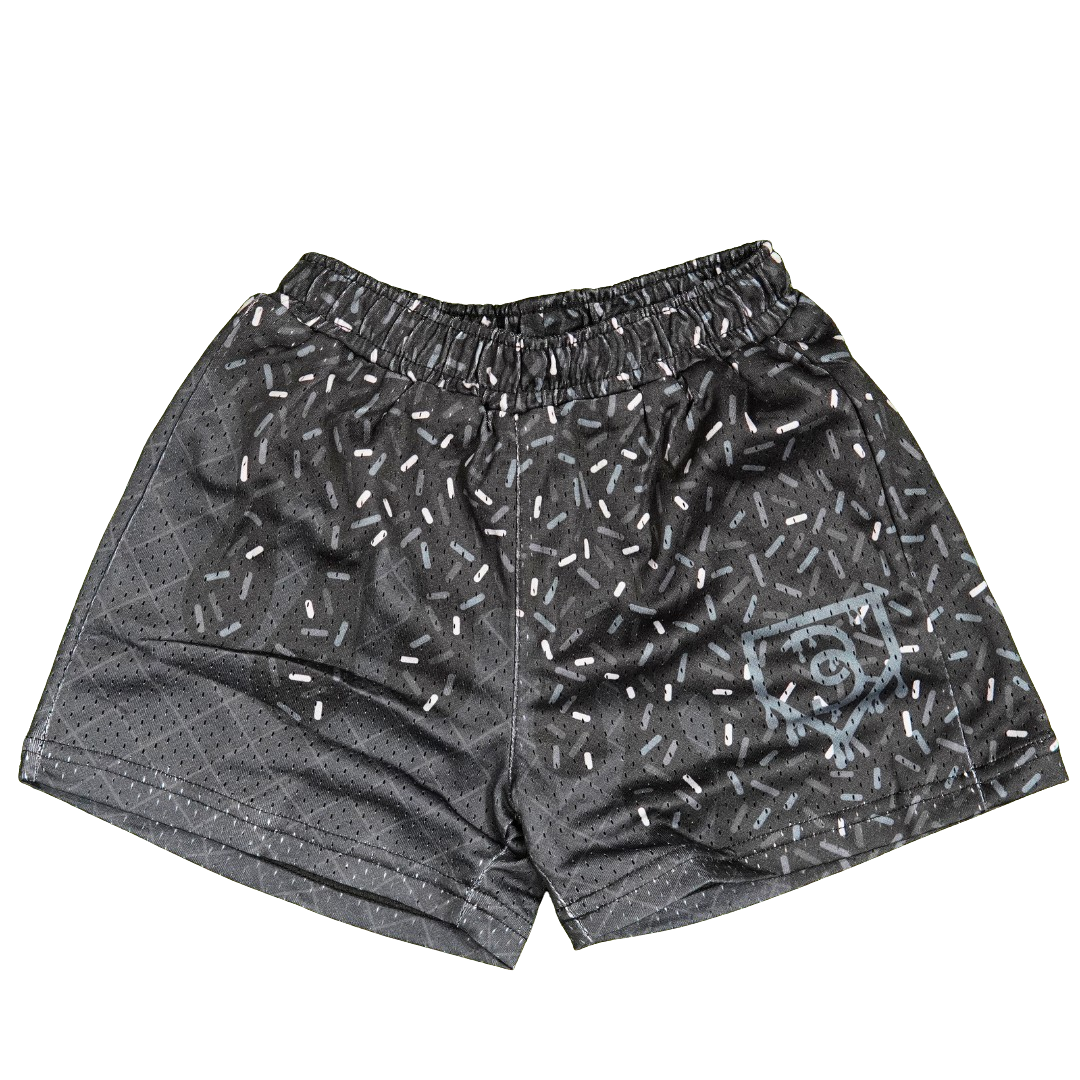 BatWrapz Black Ice Cream Baseball Training Shorts - Toddler