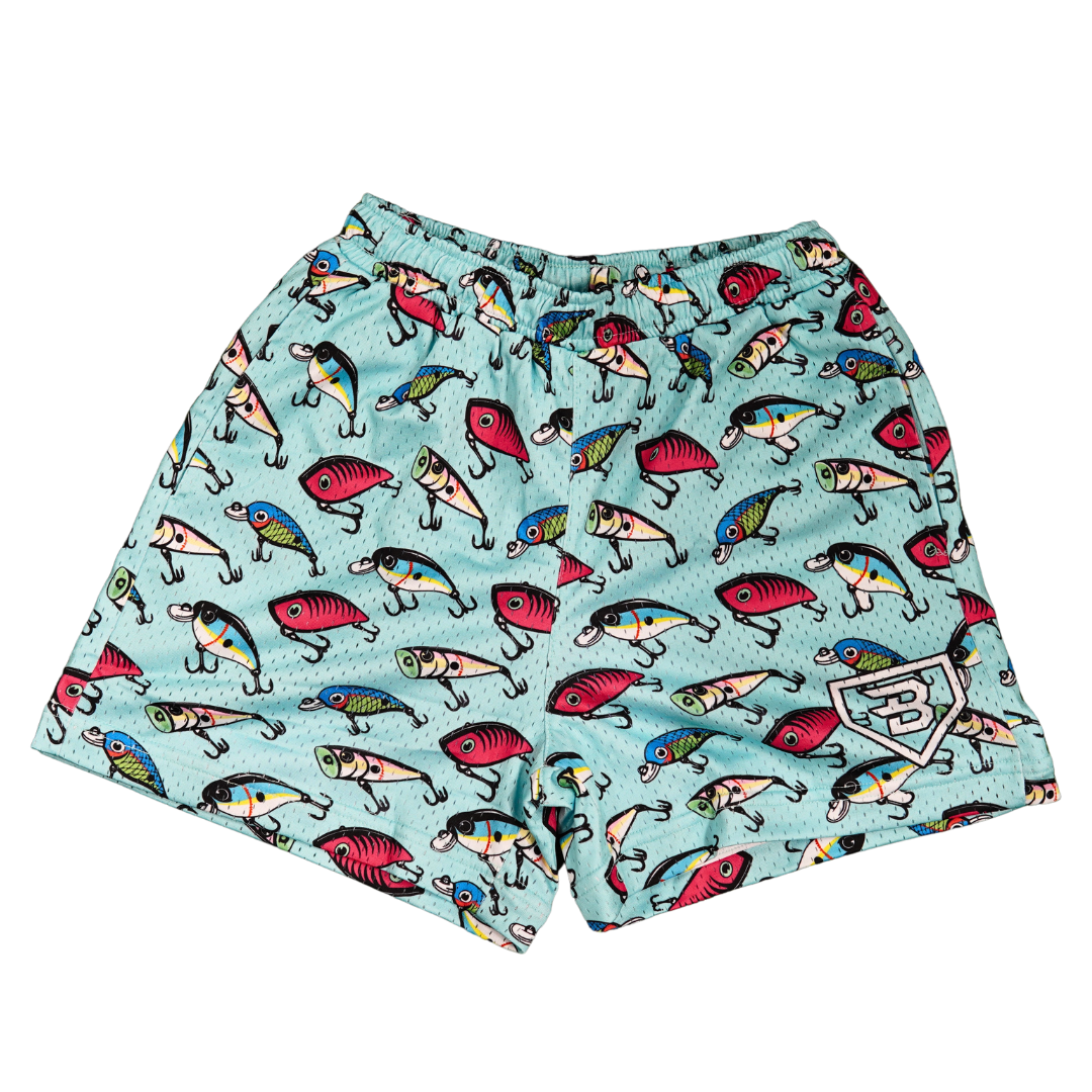 BatWrapz Tight Lines Training Shorts Blue - Youth