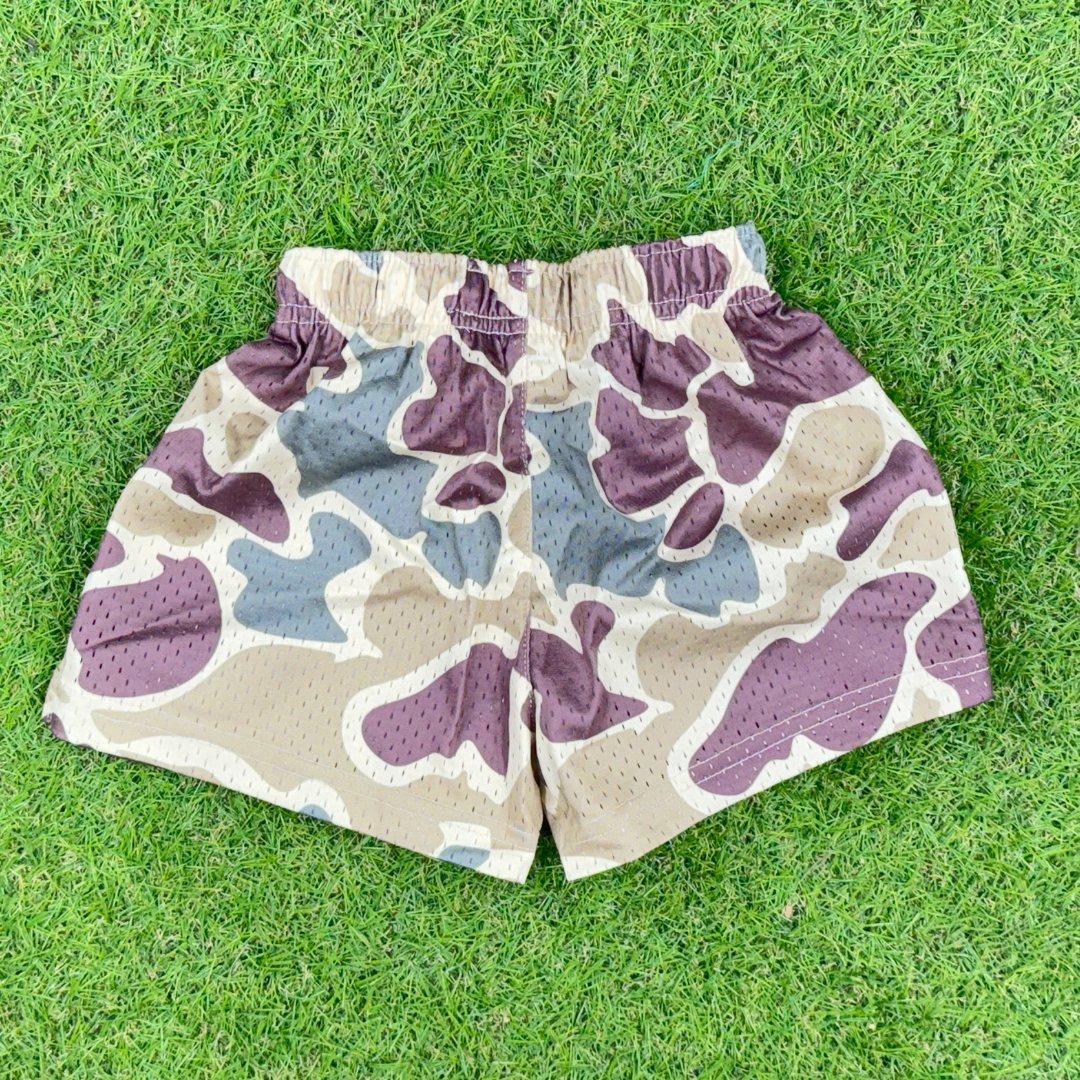 BatWrapz Duck Camo Baseball Training Shorts - Toddler