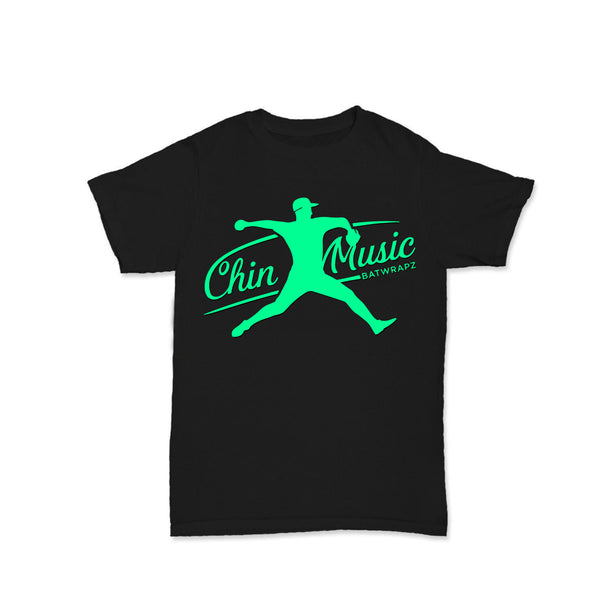 BatWrapz "Chin Music" Youth T-Shirt - Black