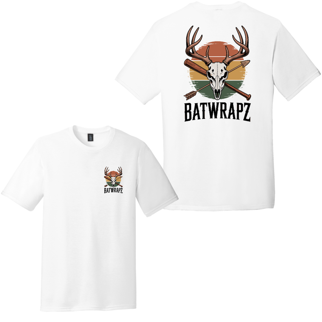 BatWrapz Baseball Field to Forest Youth T-Shirt - White