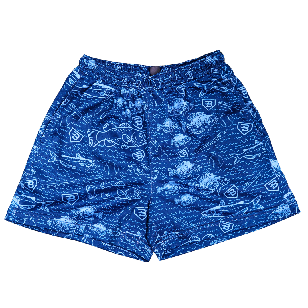 BatWrapz Fishin' for Dingers Training Shorts - Adult