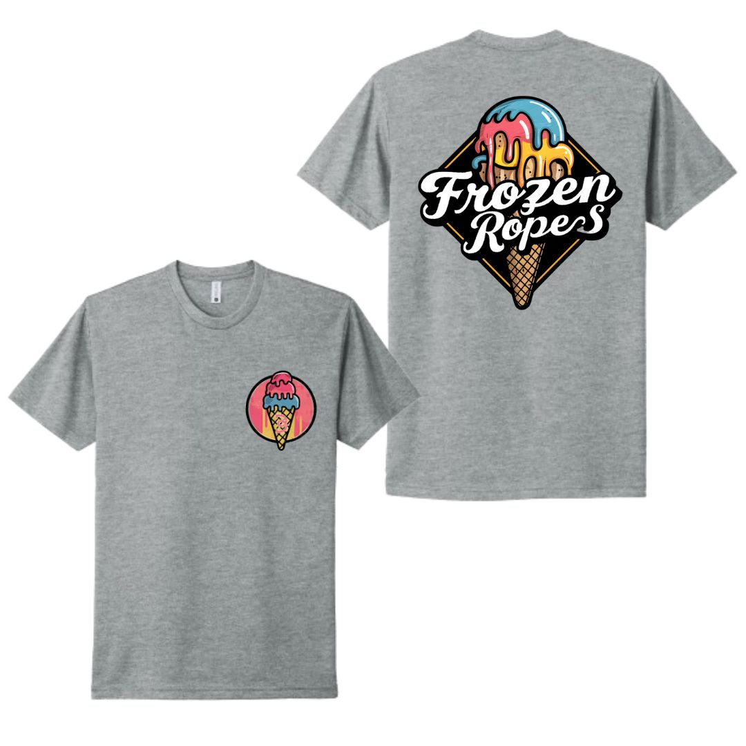 BatWrapz Frozen Ropes Youth Tee - Heather Gray