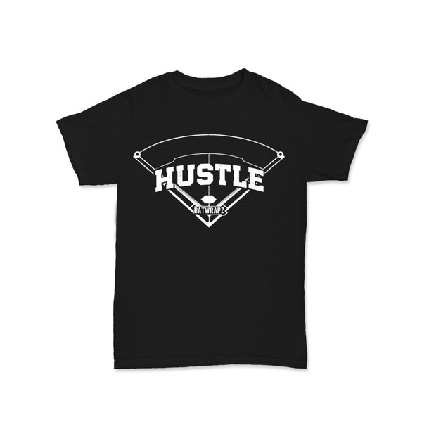 BatWrapz "HUSTLE" Youth T-Shirt - Black