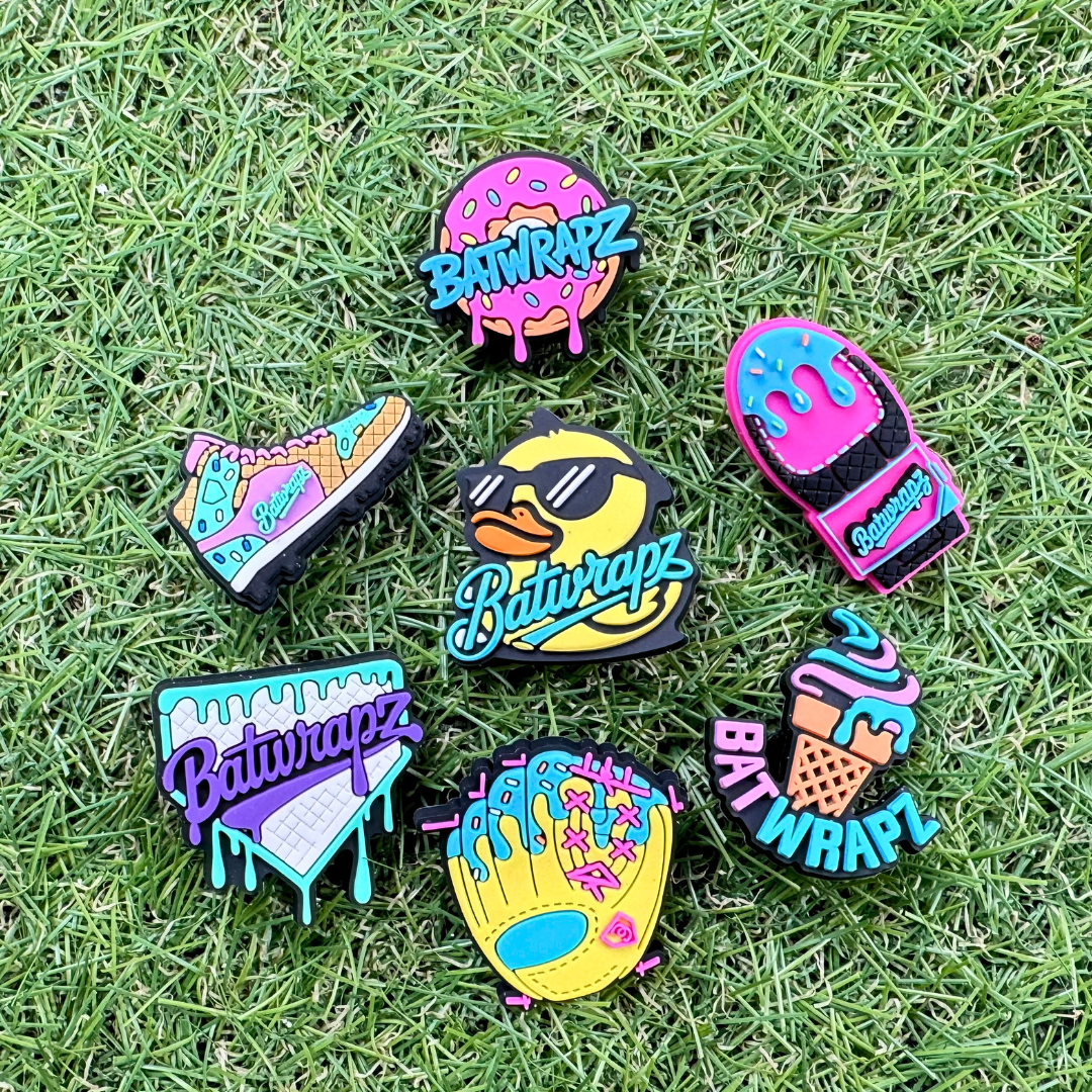 BatWrapz Baseball Jibbitz (Set of 7)