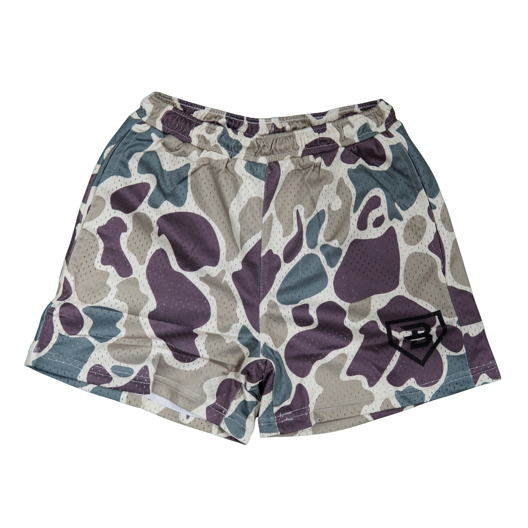 BatWrapz Duck Camo Training Shorts - Youth