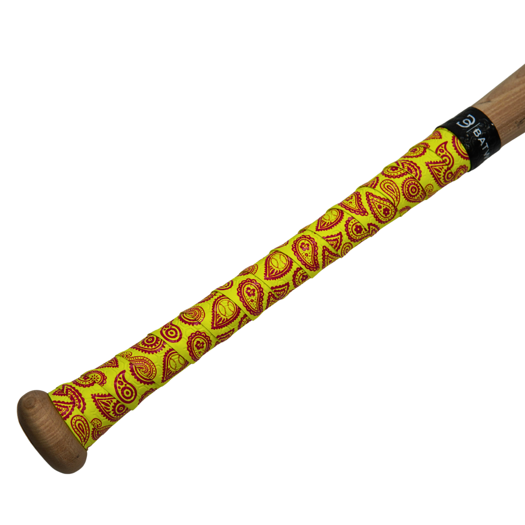 BatWrapz "Neon Pink Paisley" Bat Grip