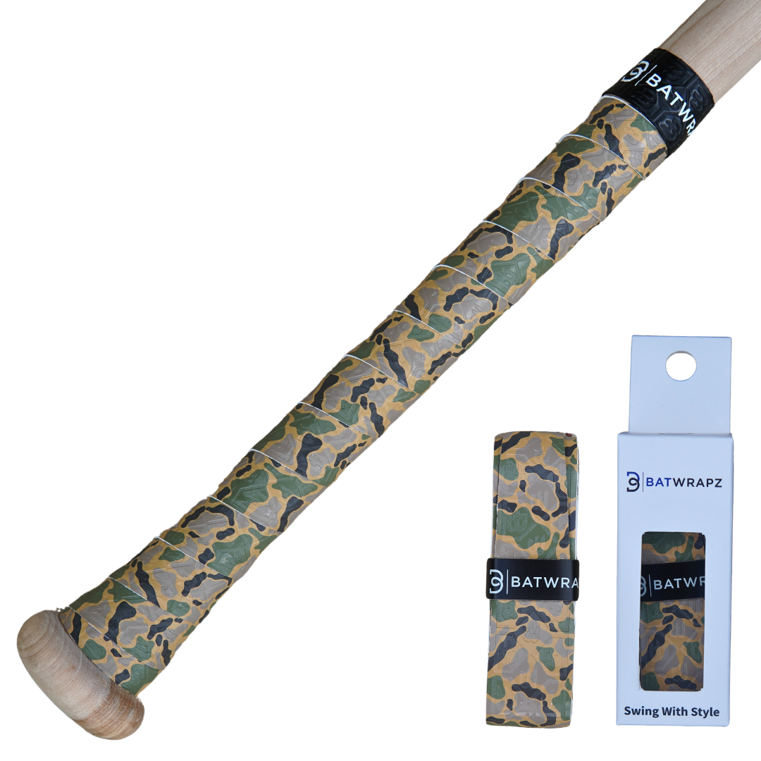 BatWrapz Vintage Sage Duck Camo Bat Grip
