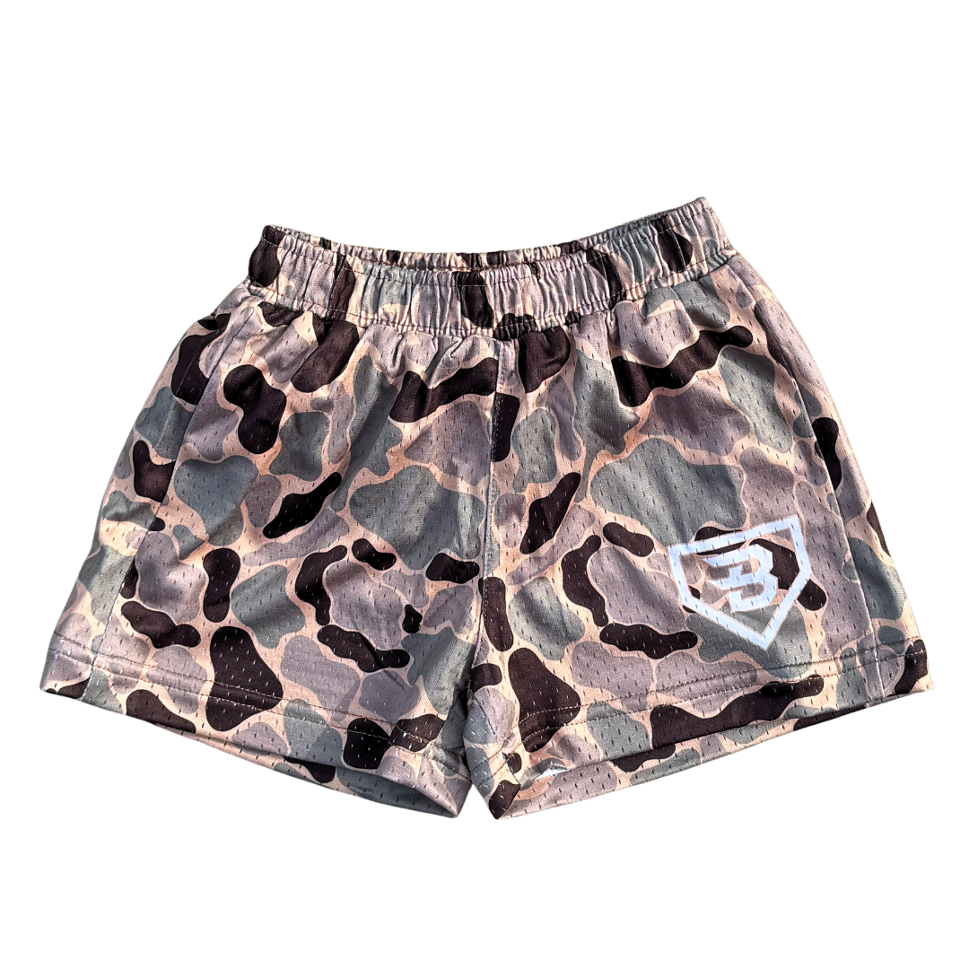 BatWrapz Vintage Sage Camo Training Shorts - Toddler